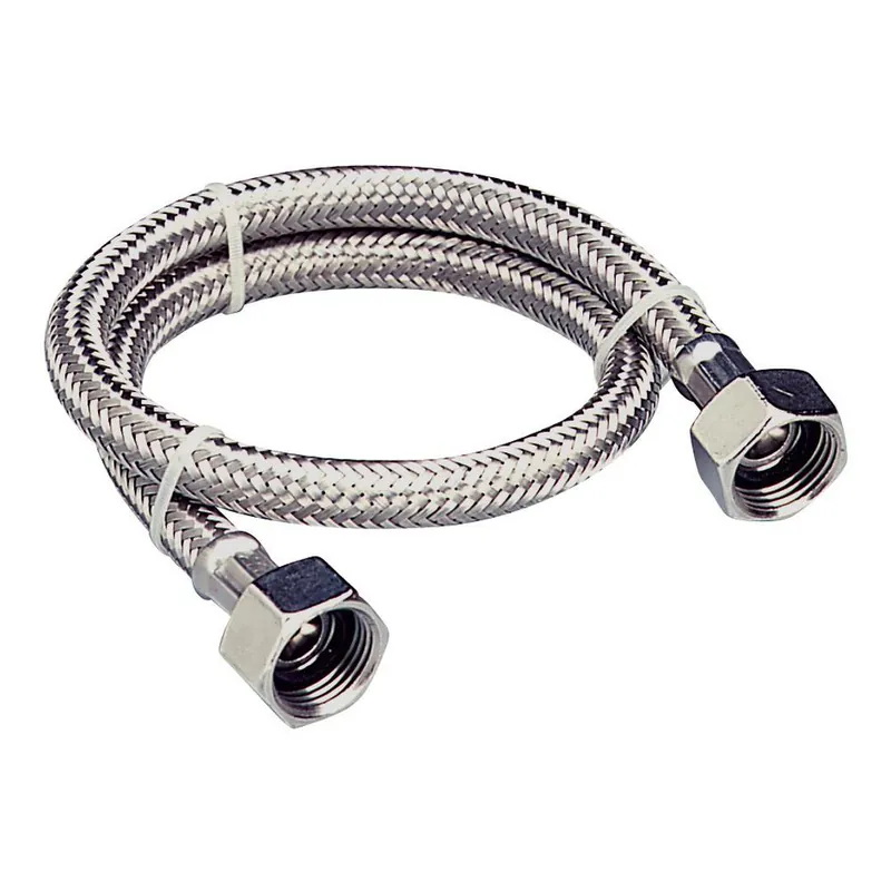 Super-Preis Edelstahl-Schlauch 1/2" (600 mm) mit Anschluss Außen-Außen 1/2"